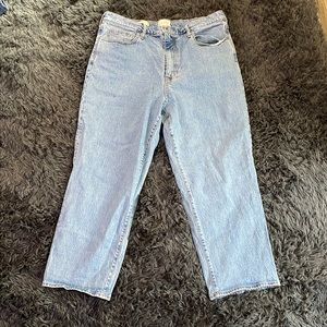 Light washed blue jeans size 16